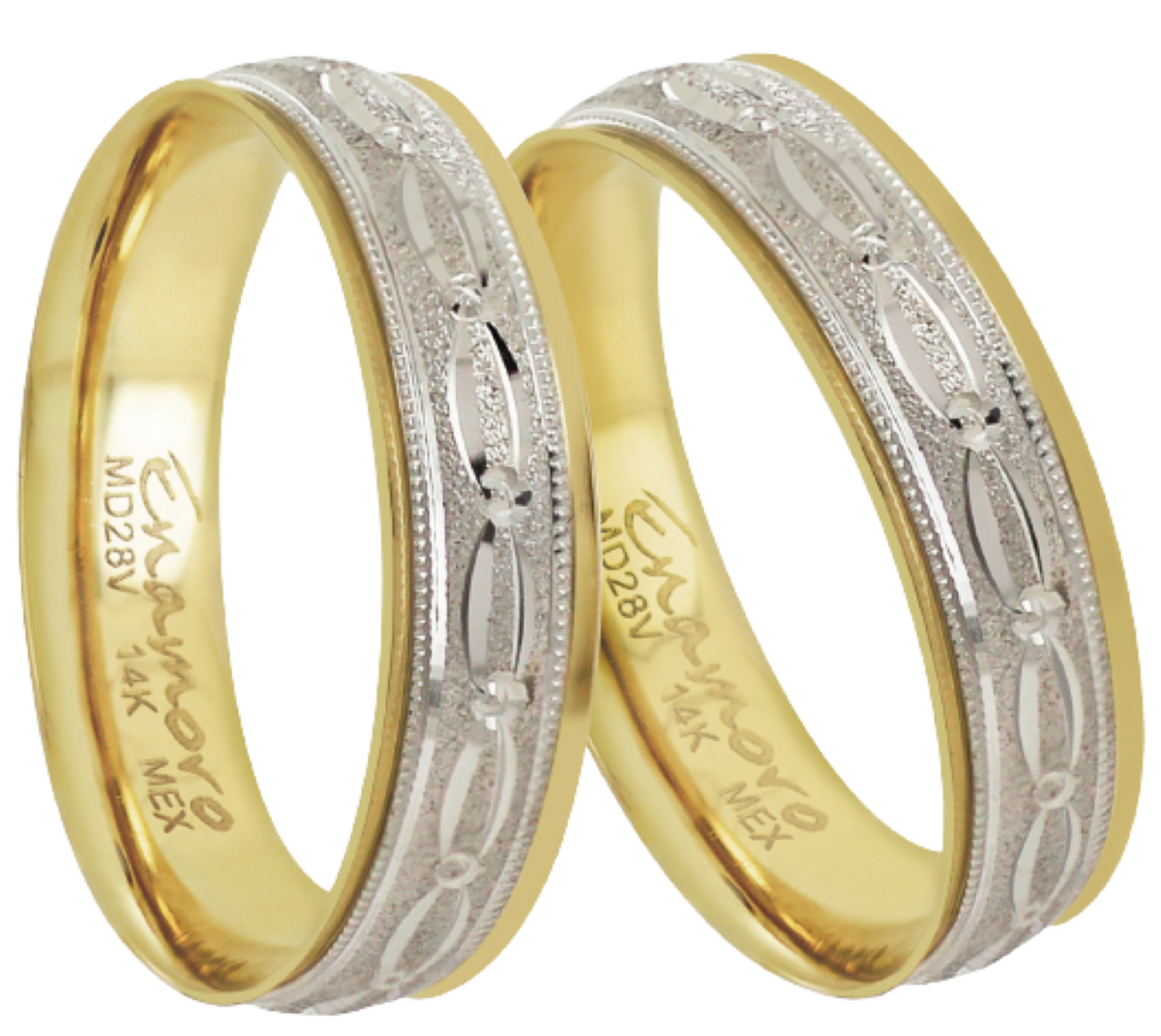 Argolla Matrimonio Oro Amarillo 14K CM074RG 64