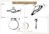 Montura Elba Oro 14K