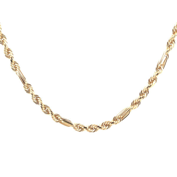 Cadena Figaro Oro 10K