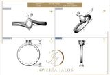Montura Alondra Oro 14K