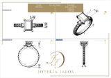 Montura Miley Oro 14K