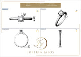 Montura Irlanda Oro 14K