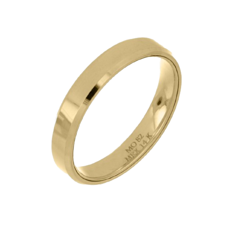 Argolla Matrimonio Oro Amarillo 14K 201954