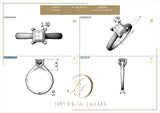 Montura Fernanda Oro 14K