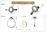 Montura Juliet Oro 14K