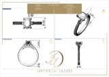Montura Olivia Oro 14K