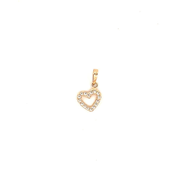 Dije Corazón Oro Amarillo 14K