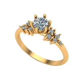 Montura Jasmín Oro 14K