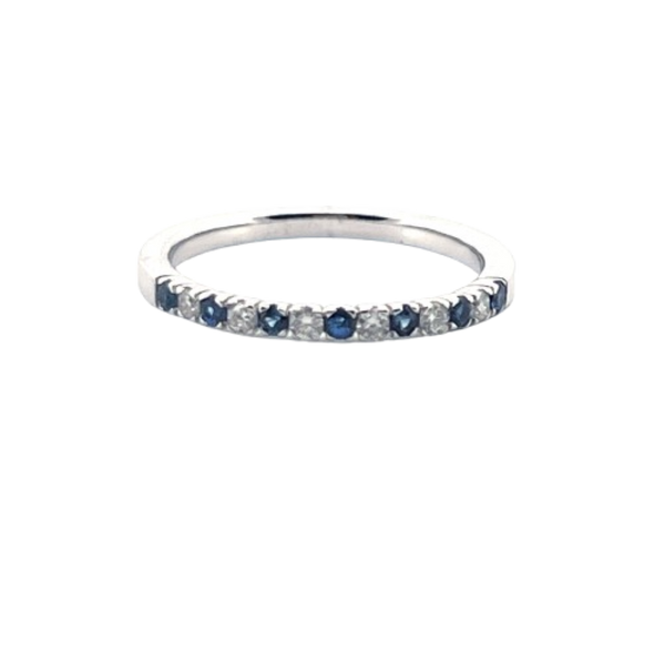Churumbela Zafiro Con Diamantes 14K